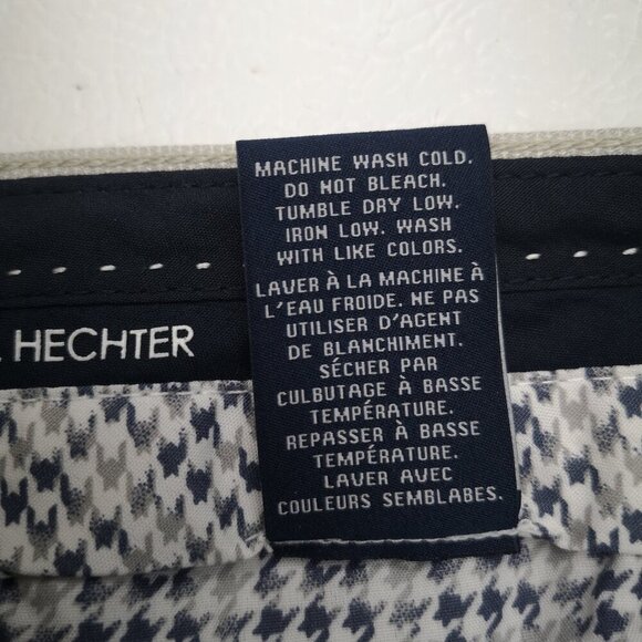 Daniel Hechter Men's Size 34/32 Light Grey Straight Legs Flat Front Pants - Picture 5 of 14